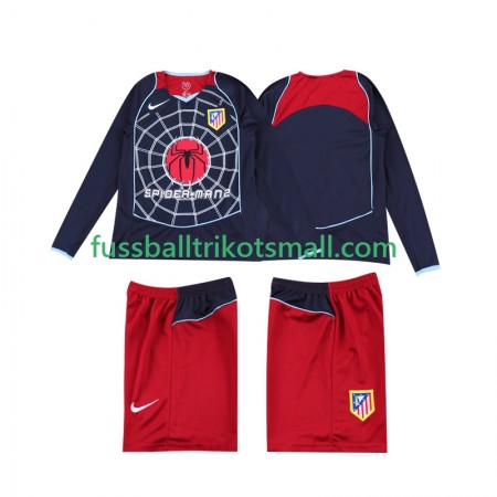 Fußballtrikots Atlético Madrid 2004 Retro Kinder 2005 Langarm Auswärts-trikot kaufen